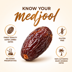 Medjool Dates | King of Dates | Soft & Jumbo Size