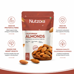 Californian Almonds | Premium Badam | High Protein & Vitamin E