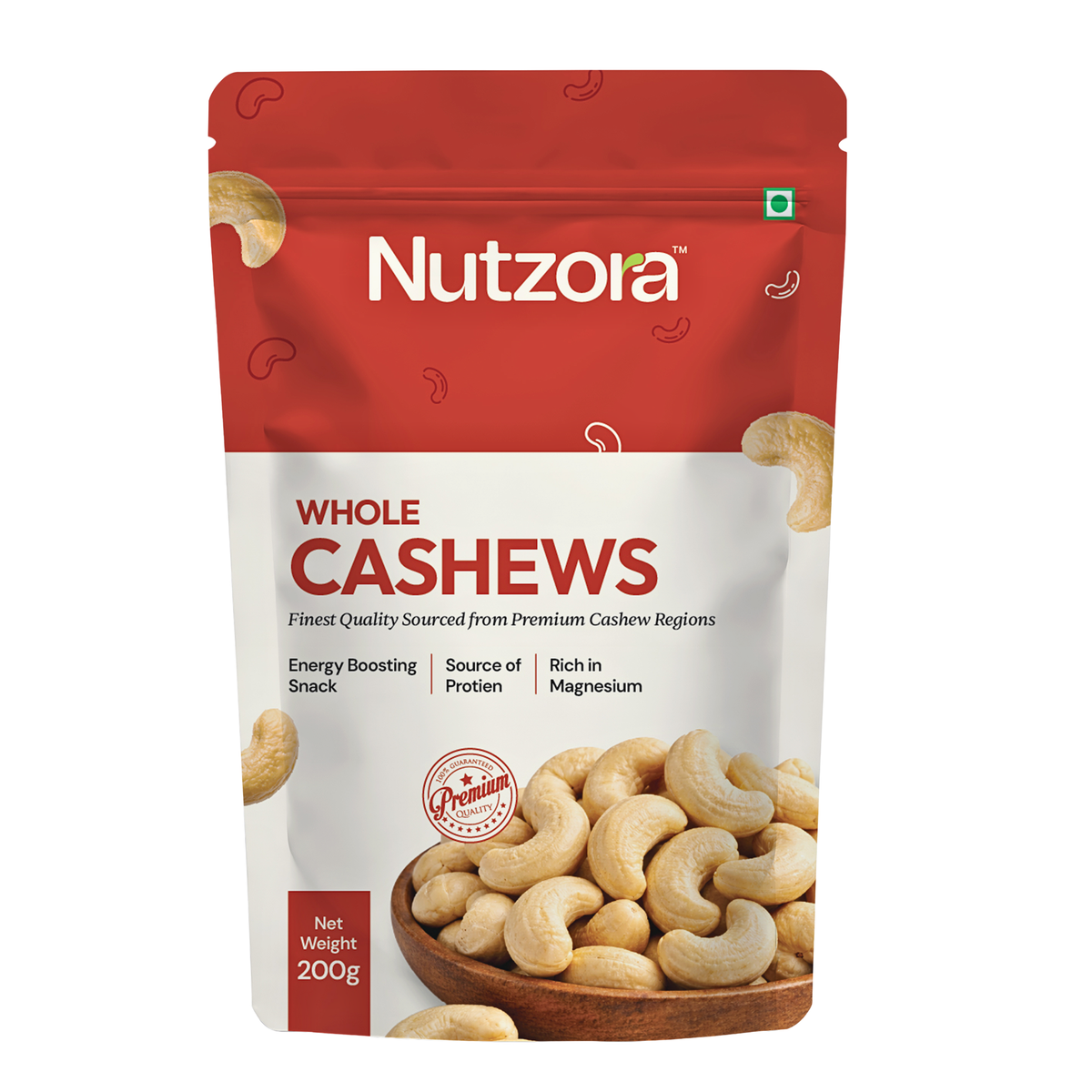 Whole Cashews | Premium Kaju | Energy Boosting Snack
