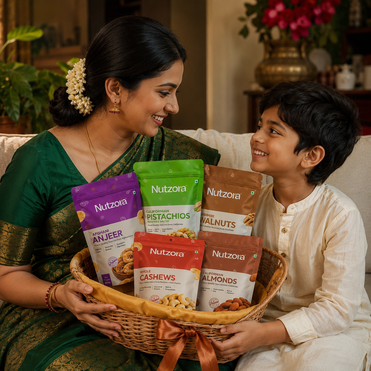 Nutzora Premium Dry Fruits Combo | 5-in-1 Gift Box
