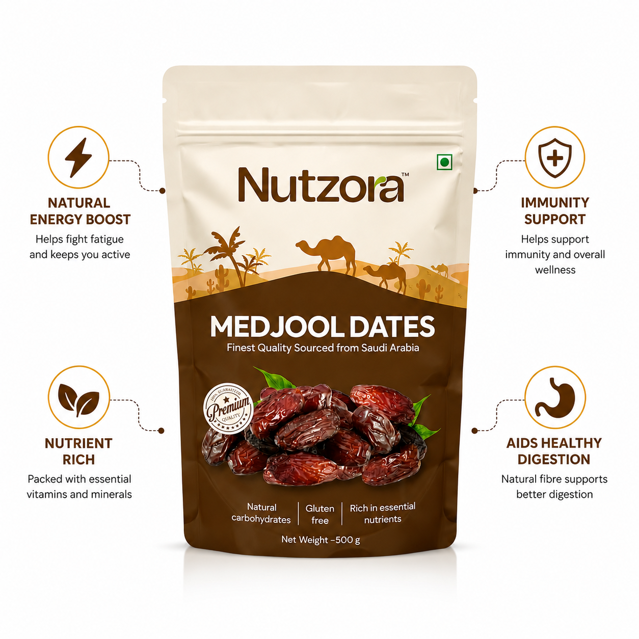 Medjool Dates | King of Dates | Soft & Jumbo Size