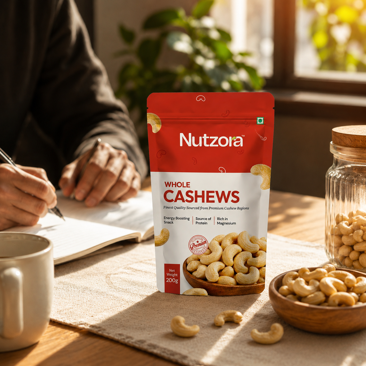 Whole Cashews | Premium Kaju | Energy Boosting Snack