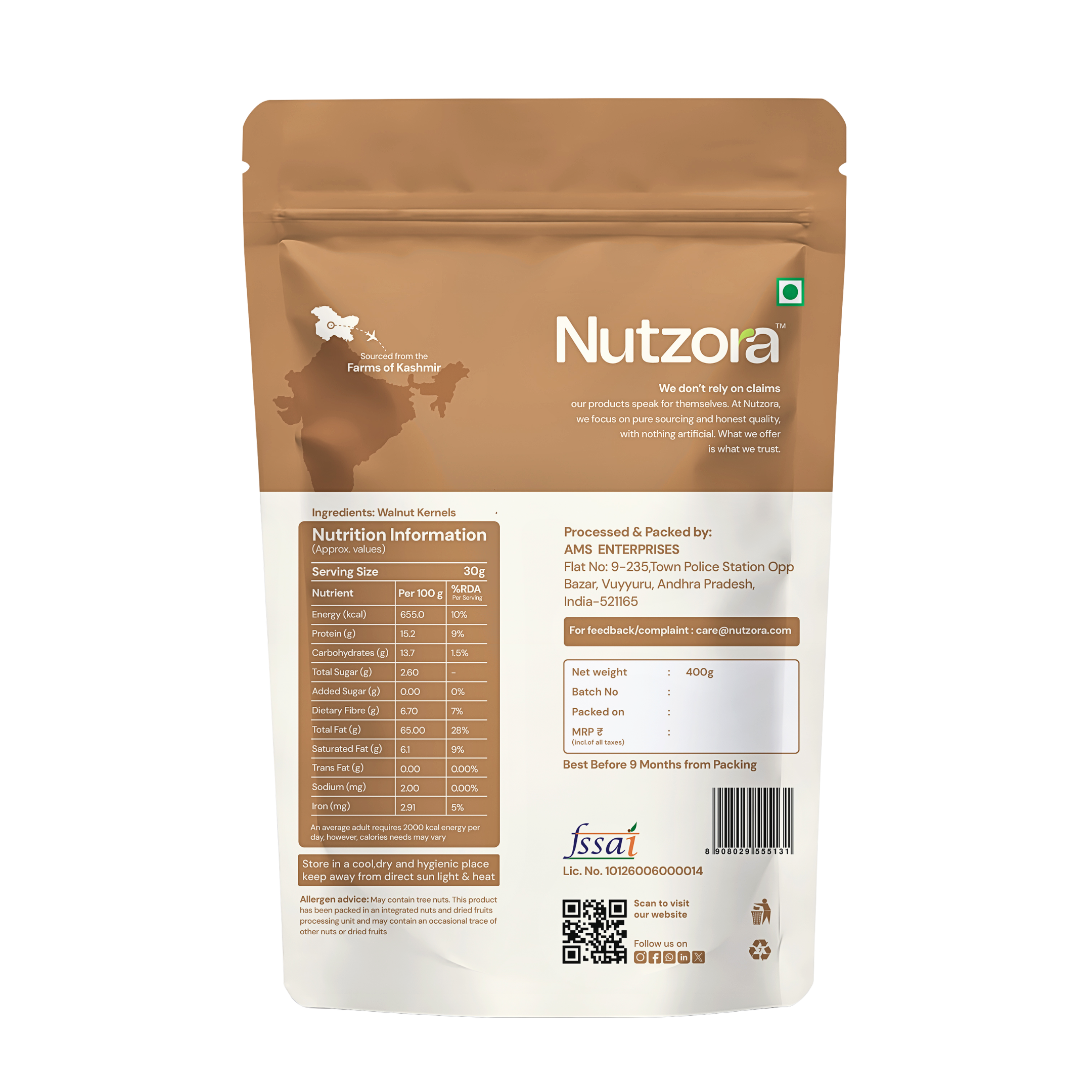 Kashmiri Walnuts | Premium Akhrot | Rich in Omega-3